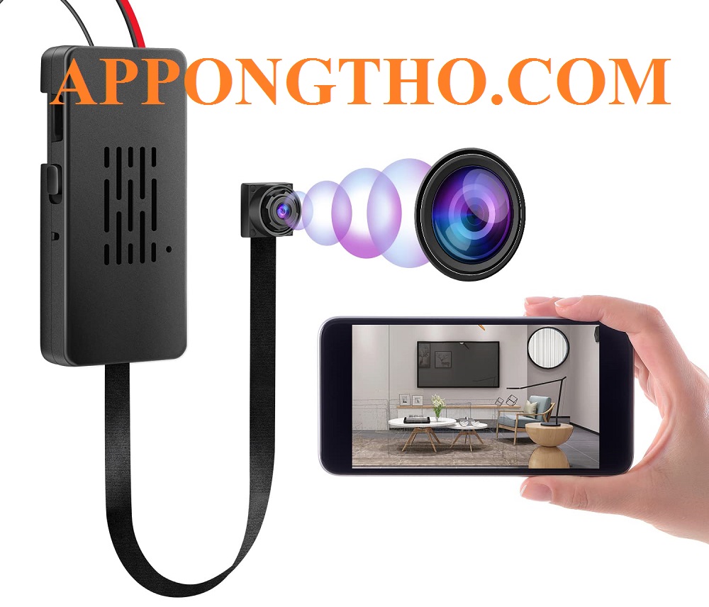 19 Camera giấu kín kết nối điện thoại qua Wifi siêu nhỏ Full HD