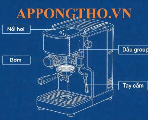 Cấu Tạo Máy Pha Cà Phê Nguyên Lý Hoạt Động & Sơ Đồ mạch Điện