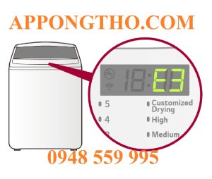Hướng Dẫn Tự Chỉnh Máy Giặt LG Báo Lỗi E-3 Chuẩn An Toàn