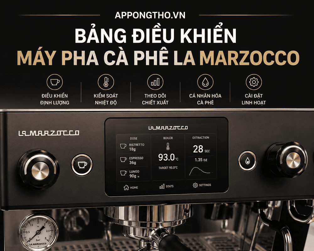 Hướng Dẫn Sử Dụng Máy Pha Cà Phê La Marzocco Chuẩn An Toàn
