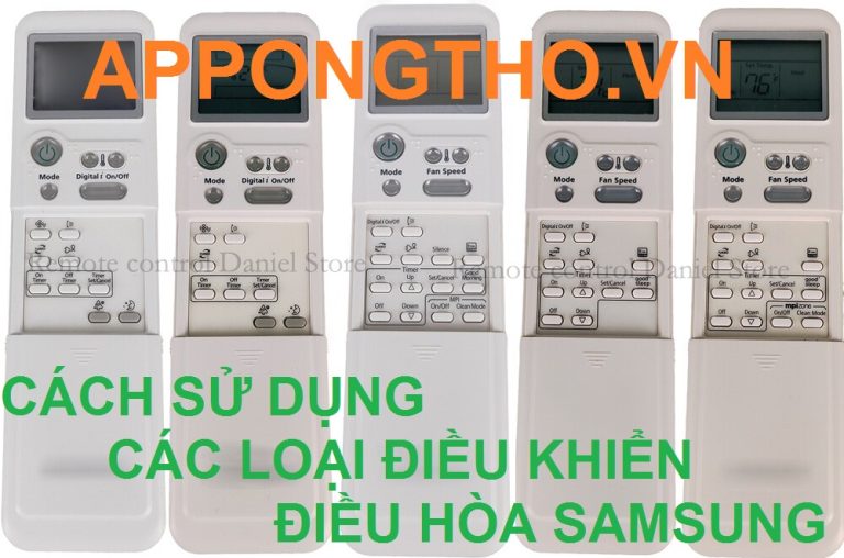 Cách Cài Đặt Tay Khiển Điều Hòa Samsung Full Chức Năng Từ A-Z