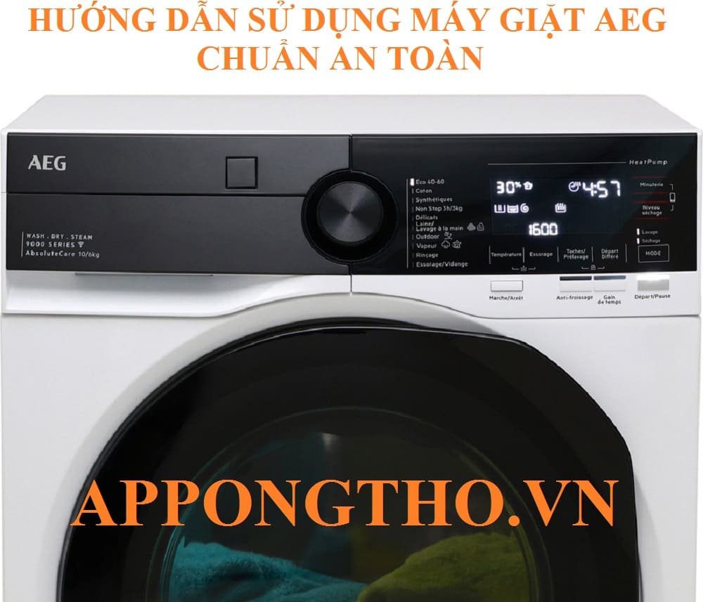 23. Cách thêm quần áo (Add Garment) trên máy giặt AEG