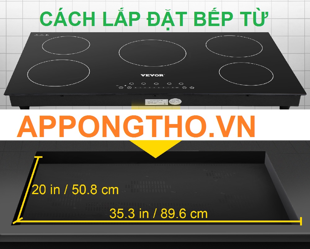 10 Địa chỉ lắp đặt bếp từ âm tại Hà Nội