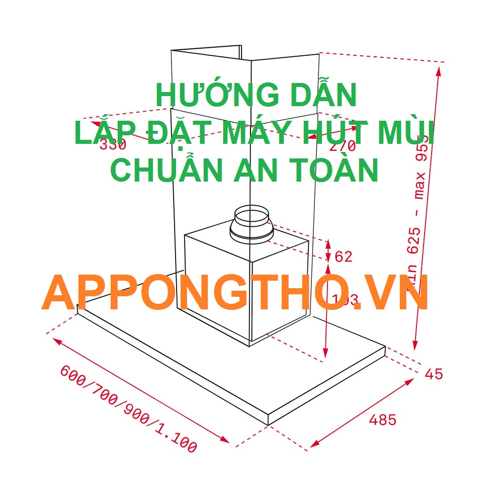 15 Lưu ý khi tháo lắp máy hút mùi