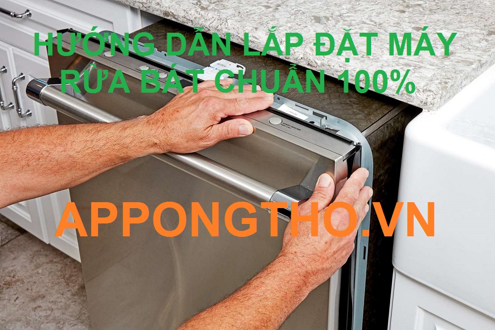 Quy trình lắp đặt máy rửa bát âm