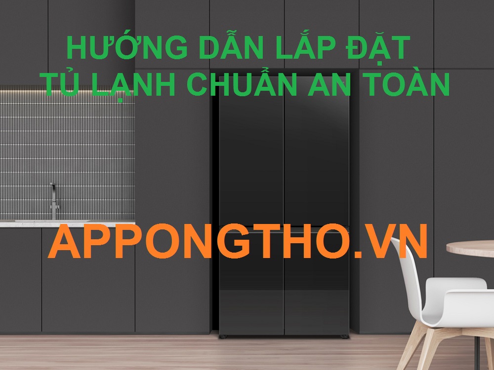 Quy trình lắp đặt tủ lạnh