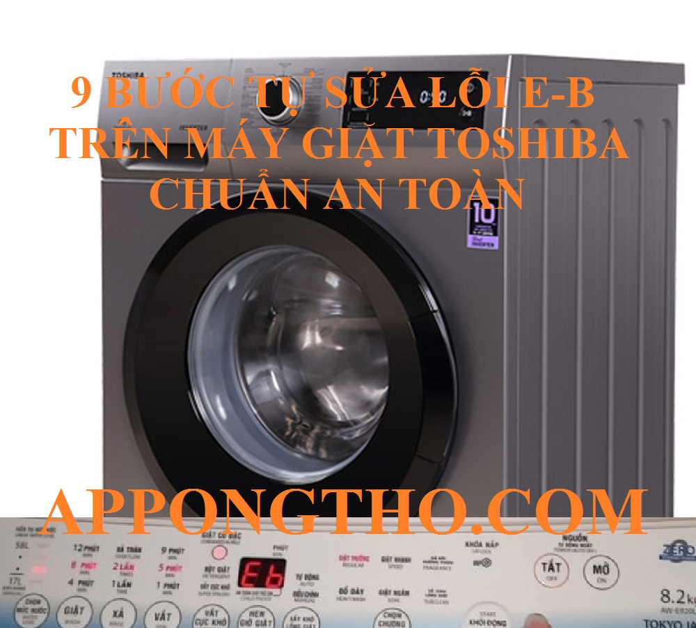 Bước 8: Lắp Lại Máy Giặt Toshiba Sau Khi Kiểm Tra