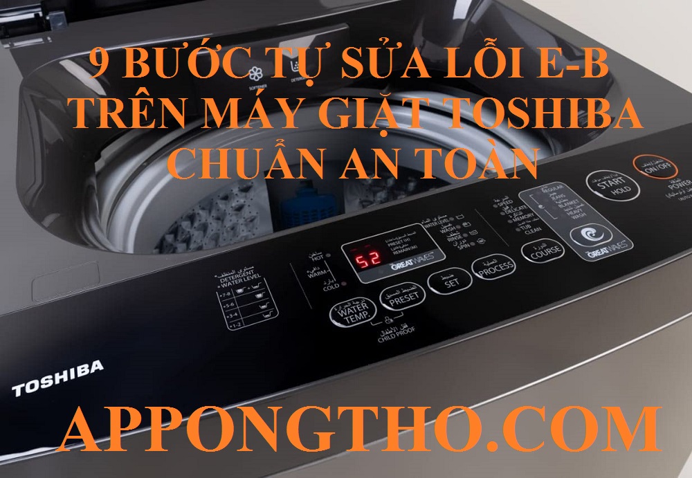 Lỗi E-B trên máy giặt Toshiba Là Gì?