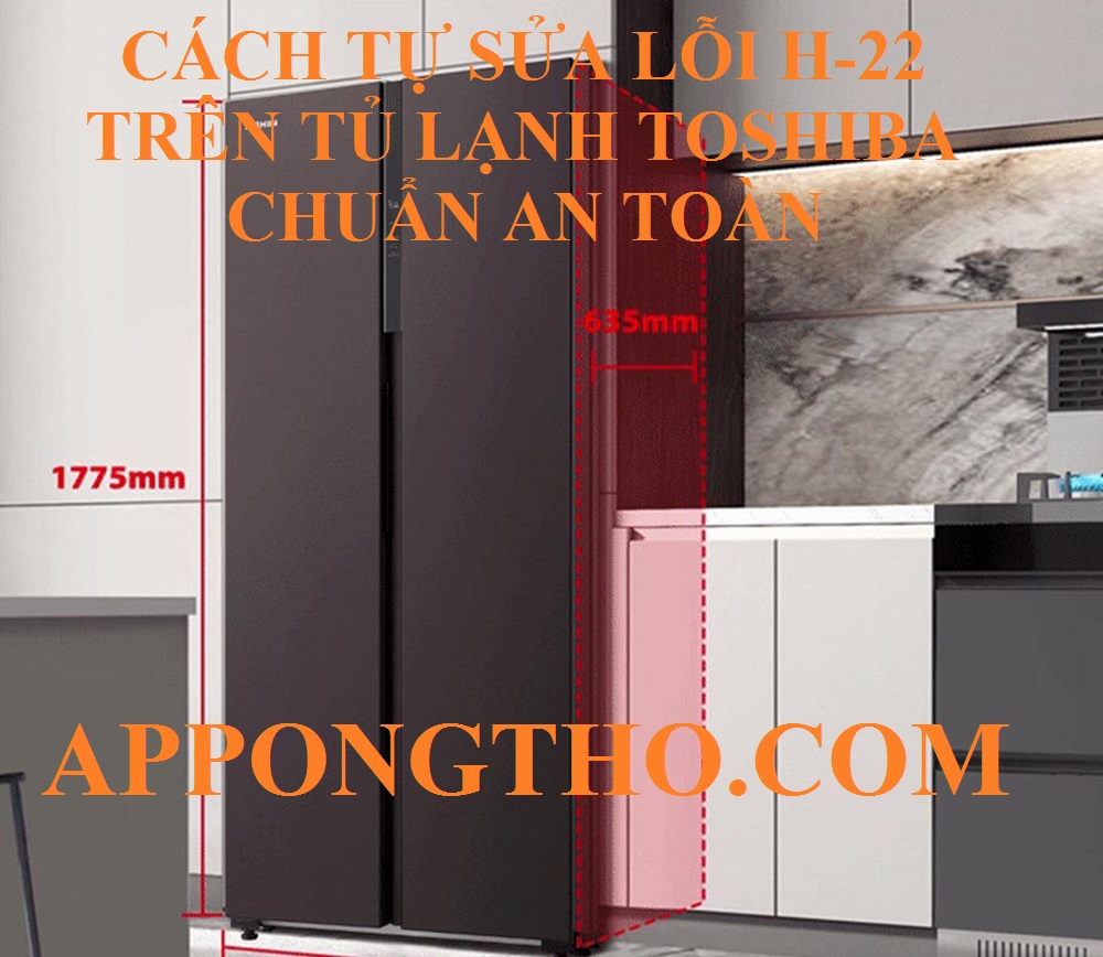 Cách phòng tránh tủ lạnh Toshiba báo lỗi H-22