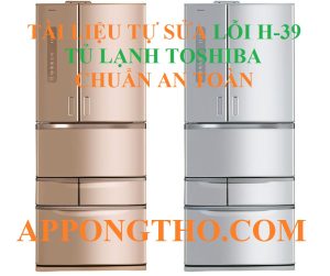 Tài Liệu Tự Khắc Phục Lỗi H-39 Tủ Lạnh Toshiba Chuẩn An Toàn