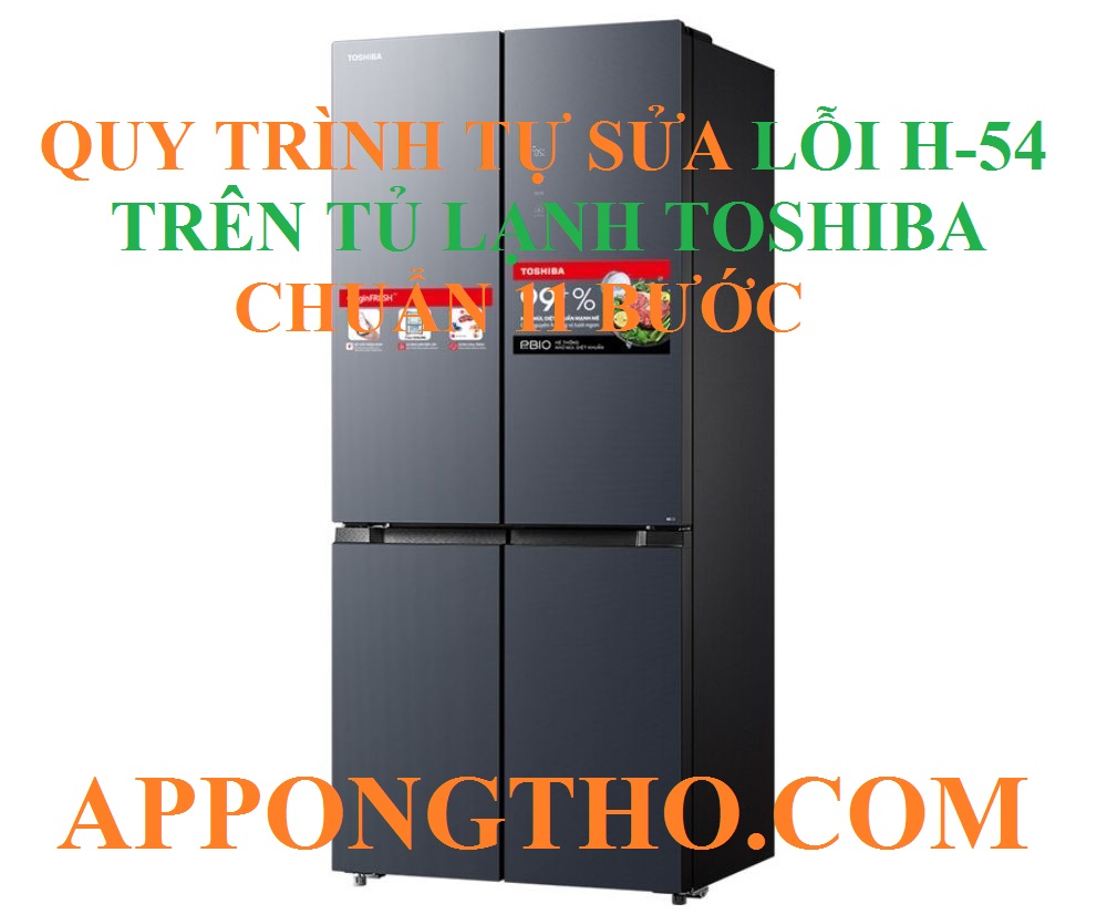 Hướng Dẫn Tự Khắc Phục Lỗi H-54 Tủ lạnh Toshiba An Toàn Từ A-Z