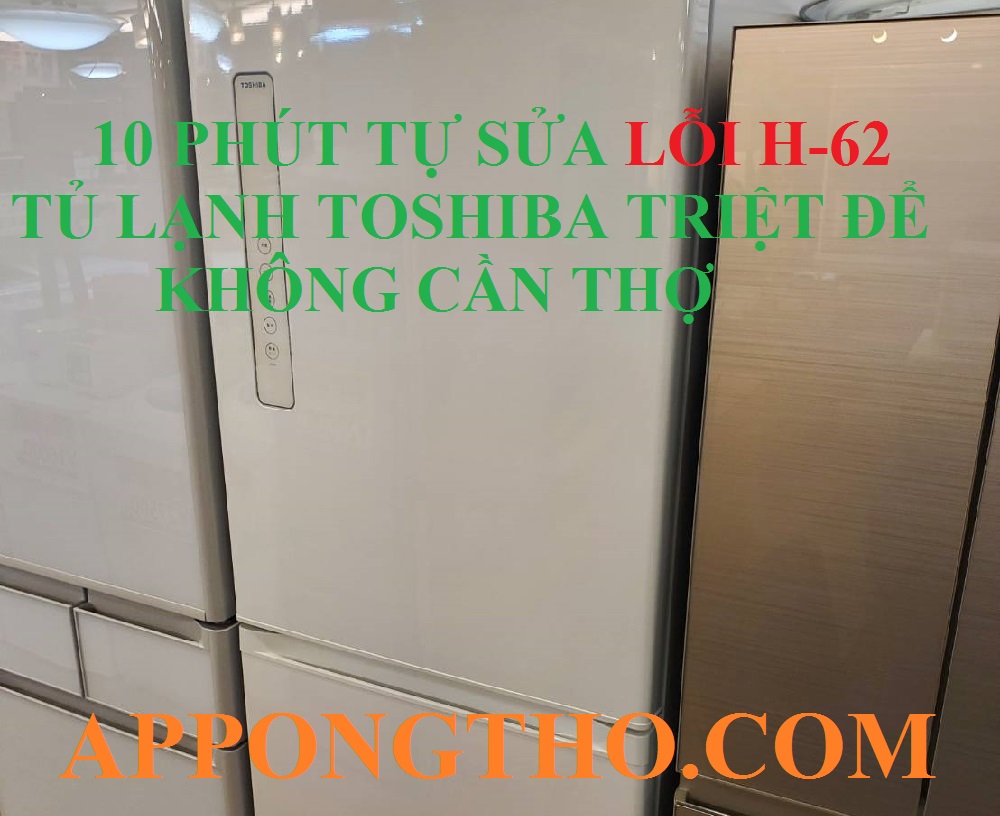 6 Cách phòng tránh tủ lạnh Toshiba báo lỗi H-62