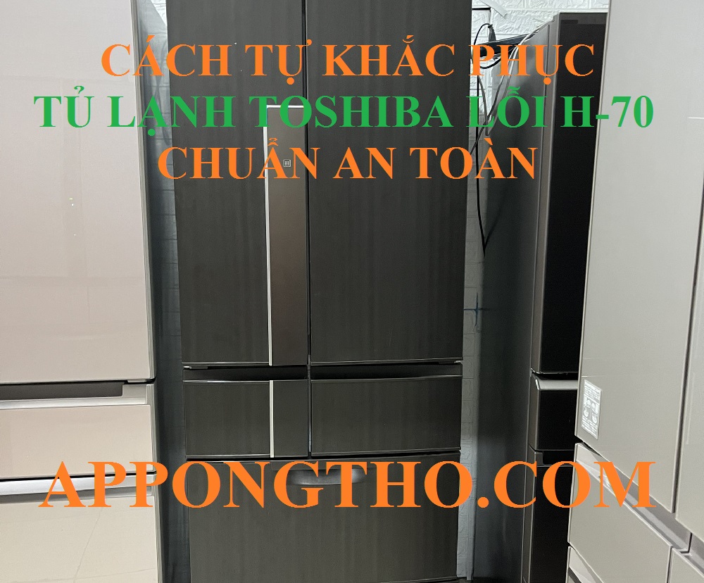 Hướng Dẫn Xóa Sổ Lỗi H-70 Tủ Lạnh Toshiba Chuẩn An Toàn