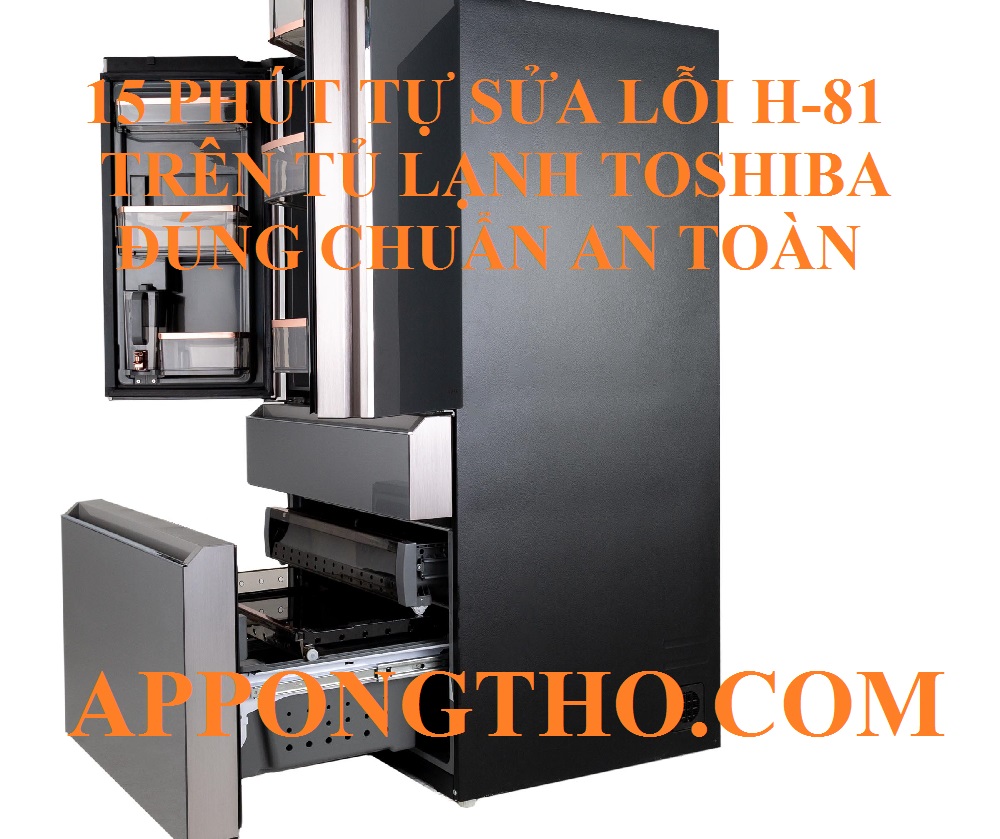 Cách phòng tránh tủ lạnh Toshiba lỗi H-81