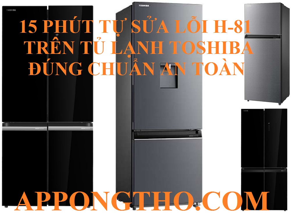 Mã lỗi H-81 trên tủ lạnh Toshiba là gì?