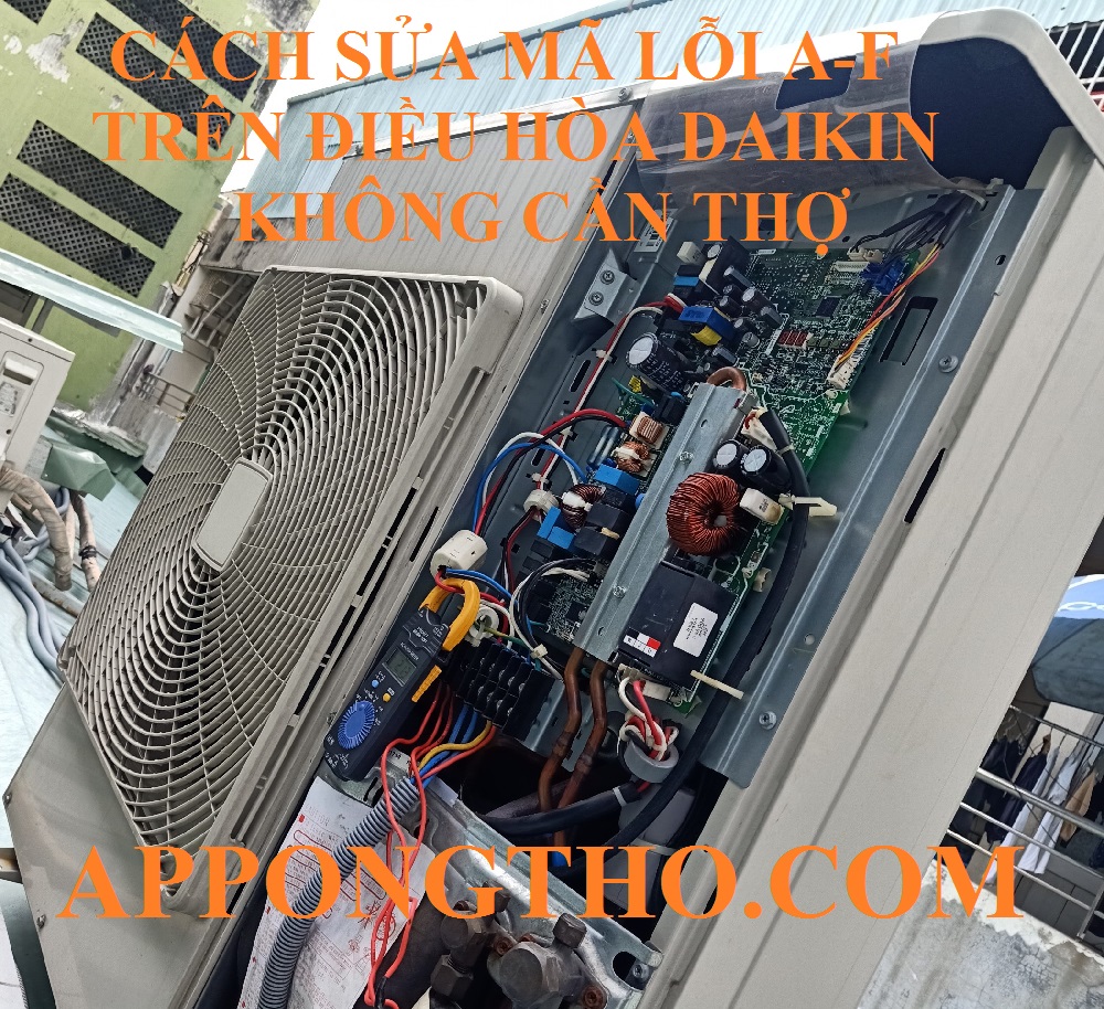 Nguyên nhân điều hòa Daikin báo lỗi A-F