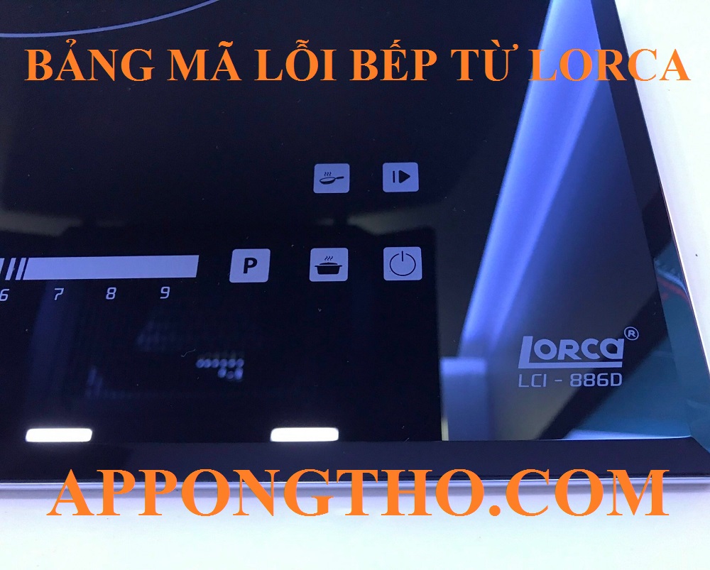 Bảng Mã Lỗi Bếp Từ Lorca