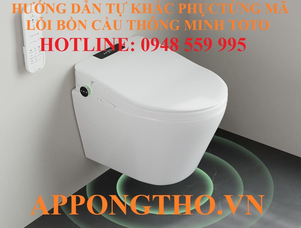 Dịch vụ sửa mã lỗi bồn cầu TOTO tại App ong Thợ