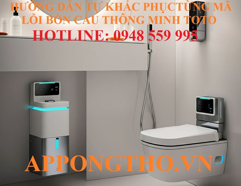 1. Bồn cầu TOTO báo lỗi E01, Power – Lỗi nguồn điện