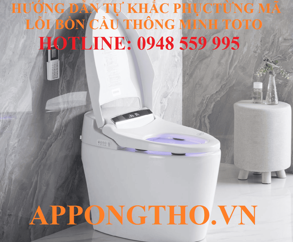 Mã lỗi bồn cầu Toto là gì?