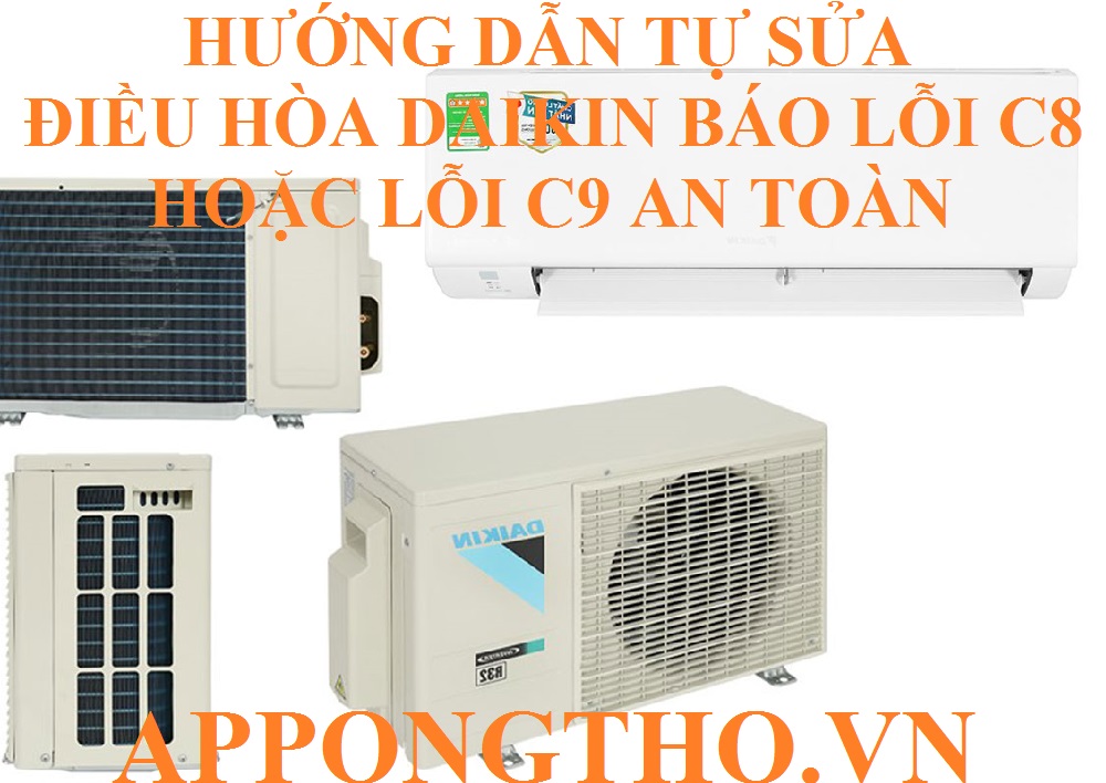 Mã lỗi C8, C9 trên điều hòa Daikin là gì?