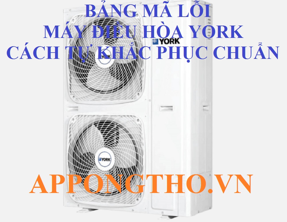 Tầm quan trọng khi hiểu biết mã lỗi điều hòa York