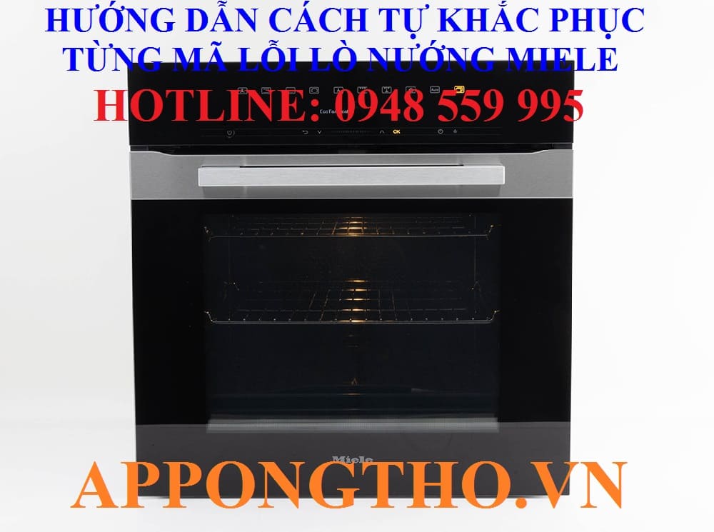 Mã lỗi lò nướng Miele là gì?