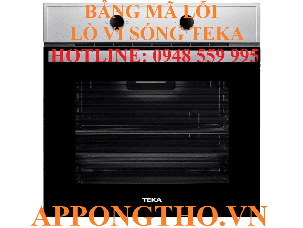 15. Cách khắc phục lỗi hệ thống vi sóng / cao áp (E-3, E-4) lò Teka