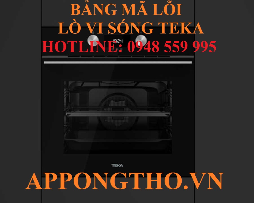 Dịch vụ sửa lỗi lò vi sóng Teka uy tín nhất