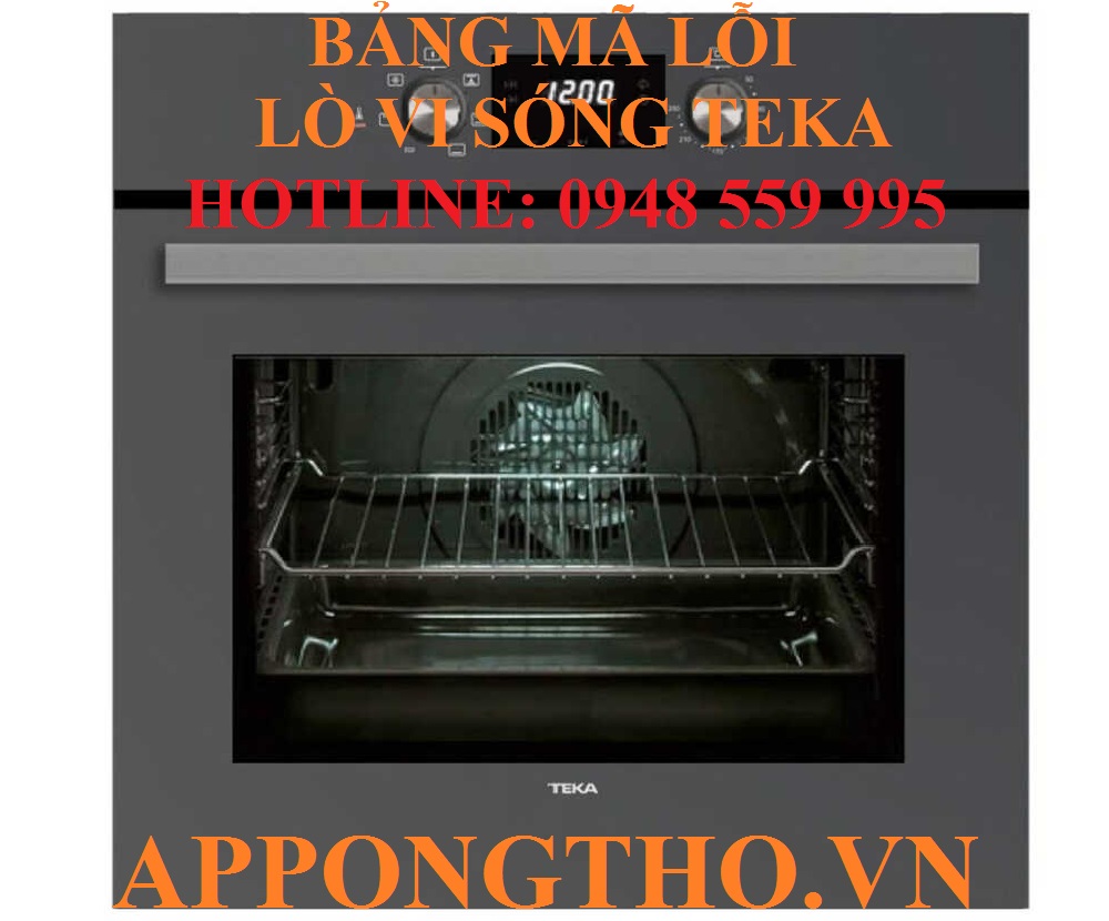Cách tự khắc phục từng lỗi trên lò vi sóng Teka
