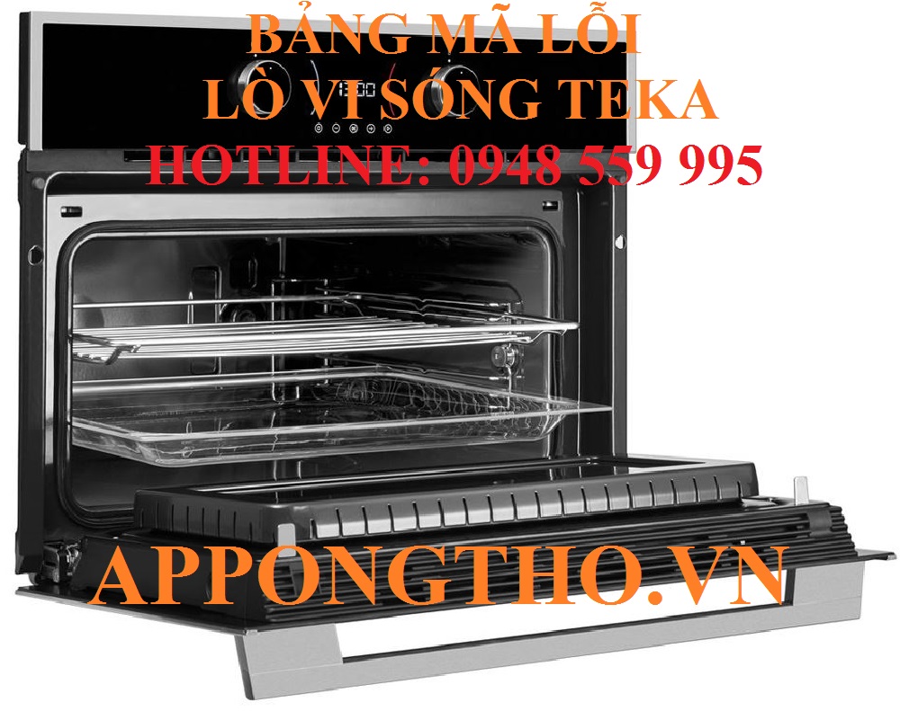 Mã lỗi lò nướng & lò vi sóng Teka là gì?
