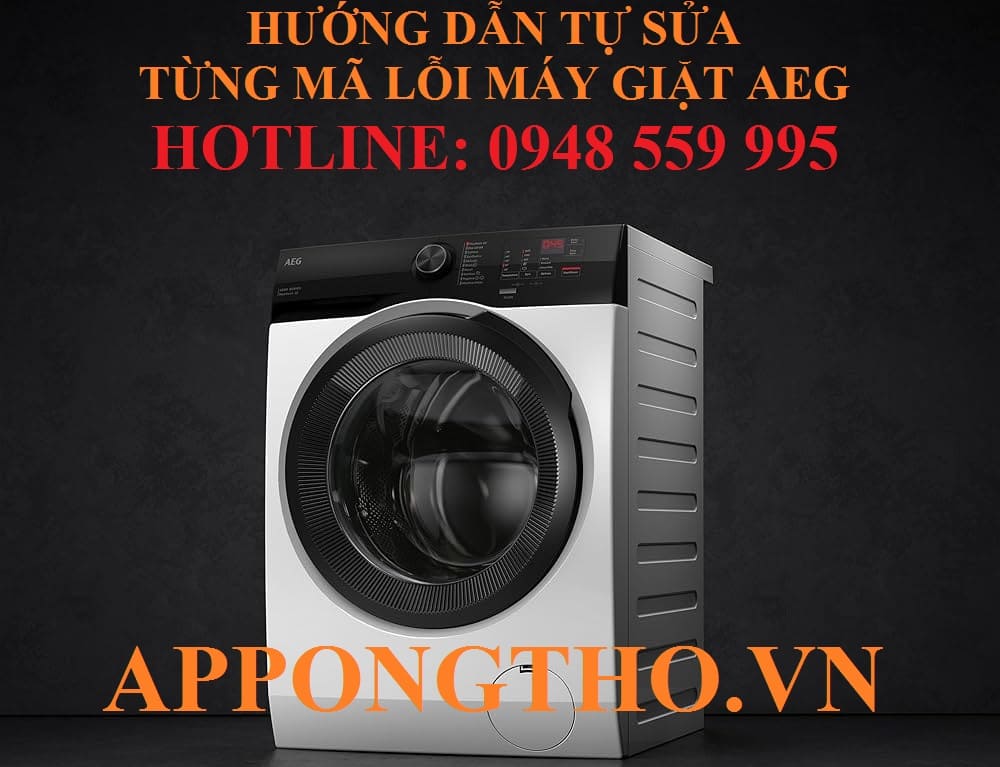 Mã lỗi máy giặt AEG cửa trước, cửa trên là gì?