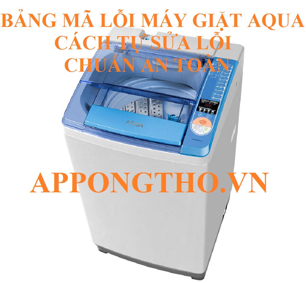 Cách phòng tránh máy giặt Aqua báo lỗi