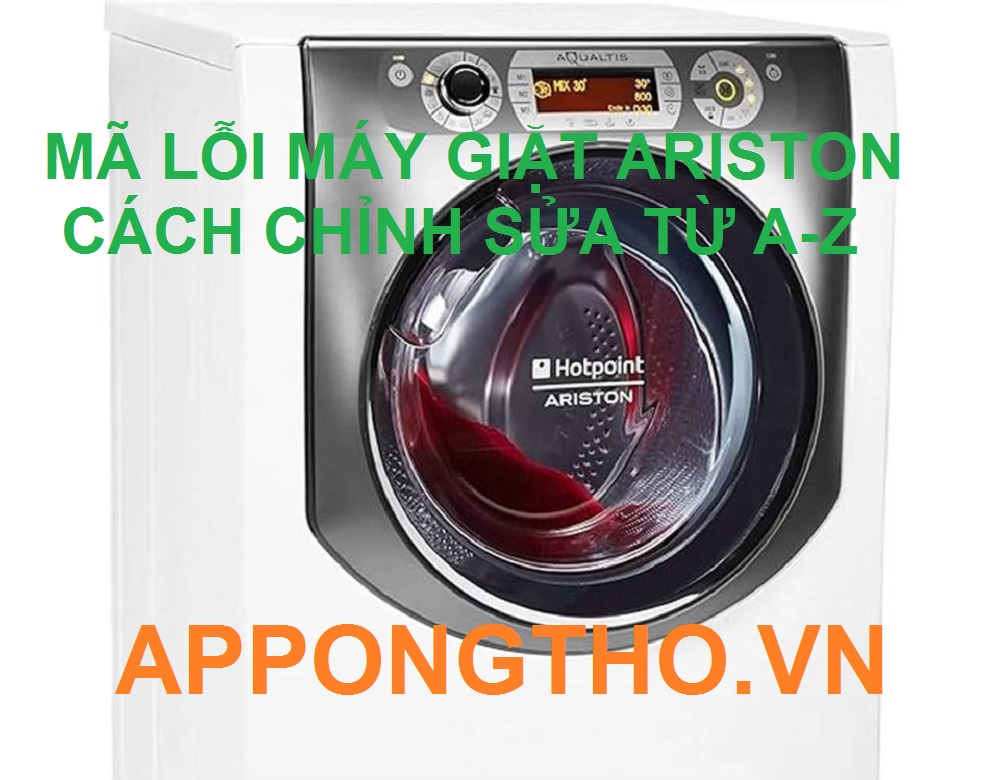 Dịch vụ sửa mã lỗi máy giặt Ariston