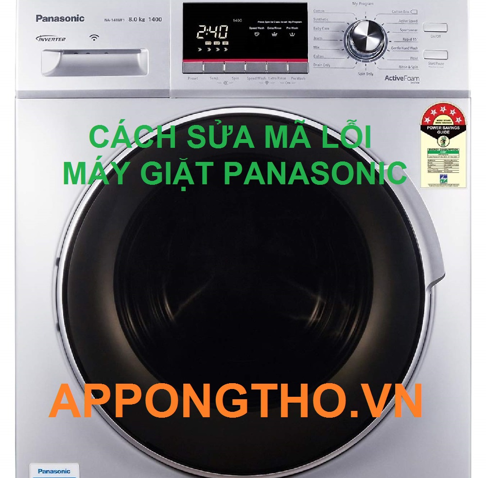 Gọi thợ hay tự sửa mã lỗi máy giặt Panasonic?