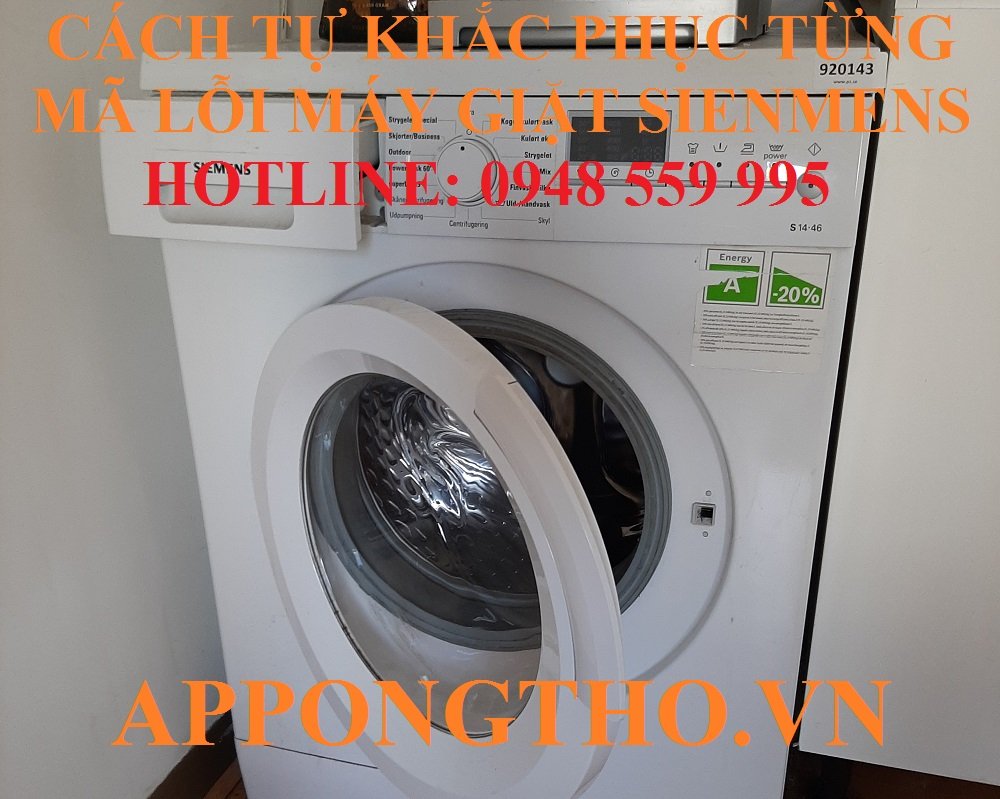Lợi ích khi hiểu được mã lỗi trên máy giặt Siemens