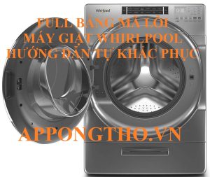 6 Cách phòng tránh máy giặt Whirlpool báo lỗi