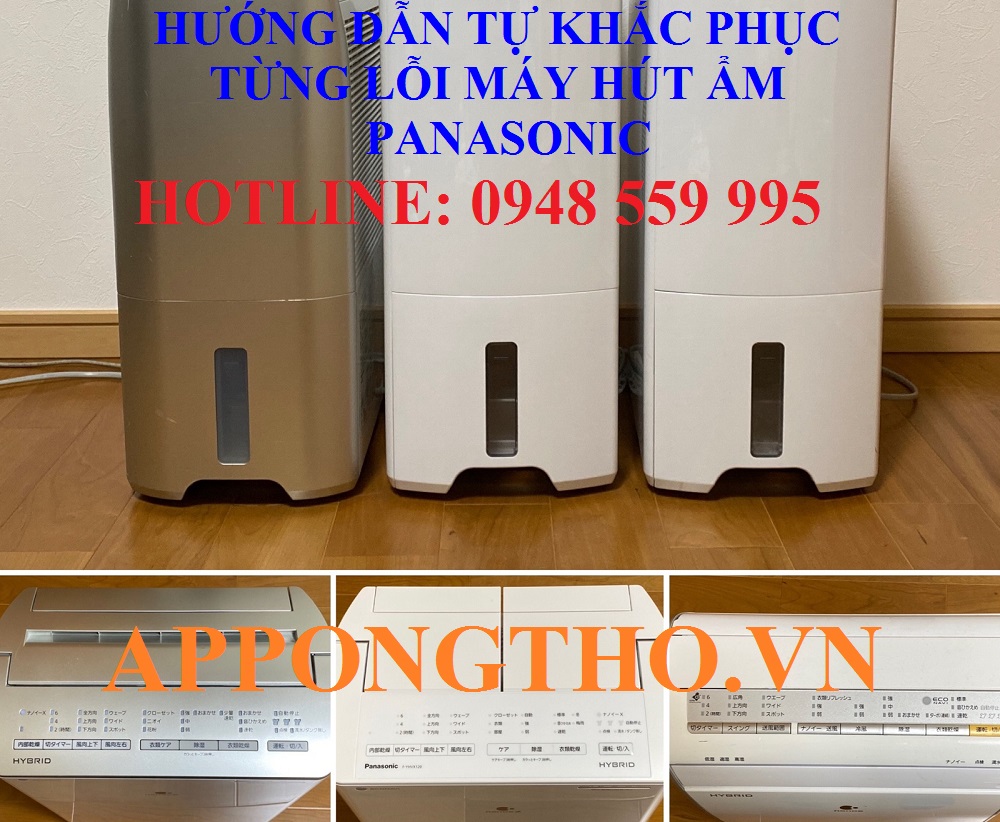 Mã lỗi trên máy hút ẩm Panasonic là gì?