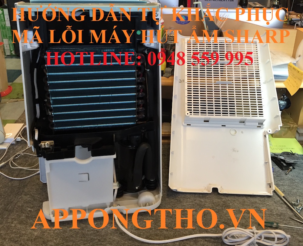 🔥 15. Kiểm tra hệ thống nhiệt (E4) máy hút ẩm Sharp