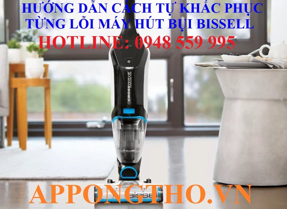 22. Máy hút bụi Bissell báo Suction Block – Tắc đường hút