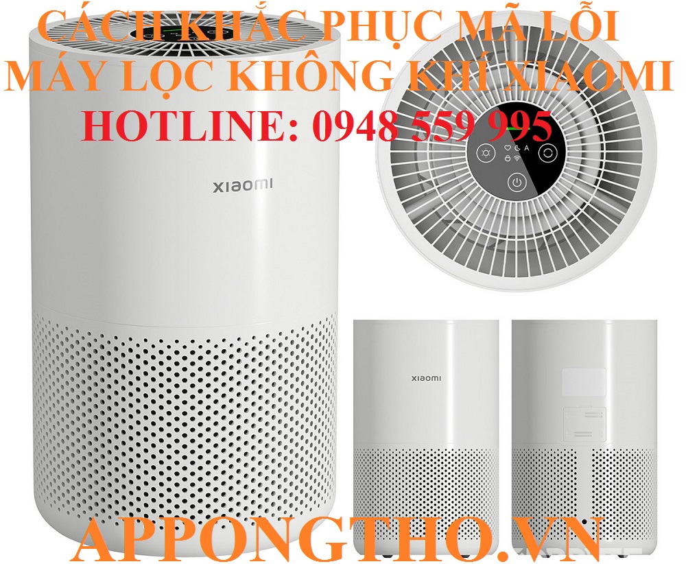 Bảng mã lỗi máy lọc không khí Xiaomi