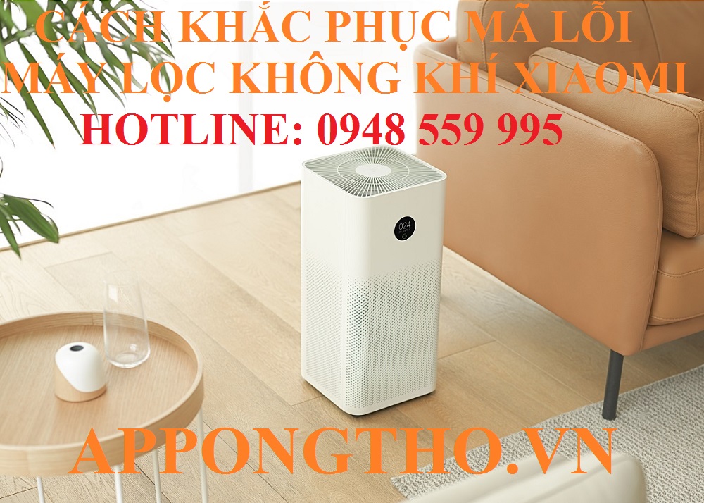 Mã lỗi máy lọc không khí Xiaomi là gì?