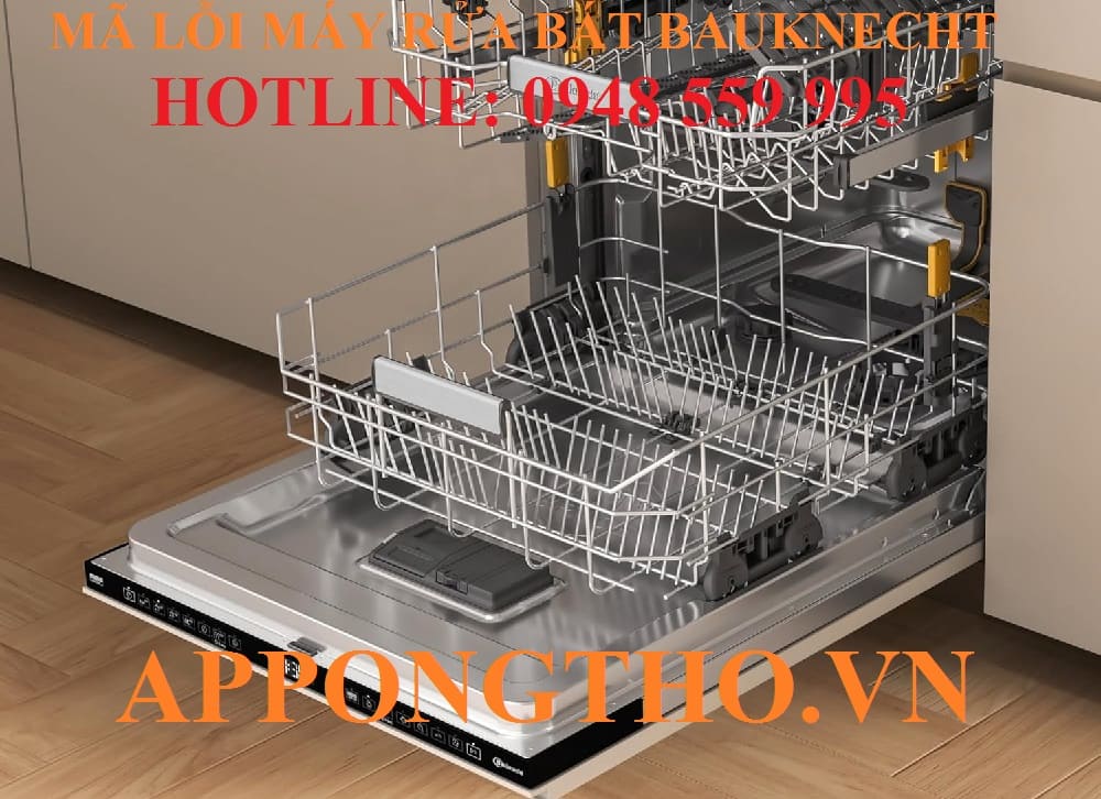 1. Máy rửa bát Bauknecht báo lỗi F1, E2, AL04 – Cảm biến nhiệt