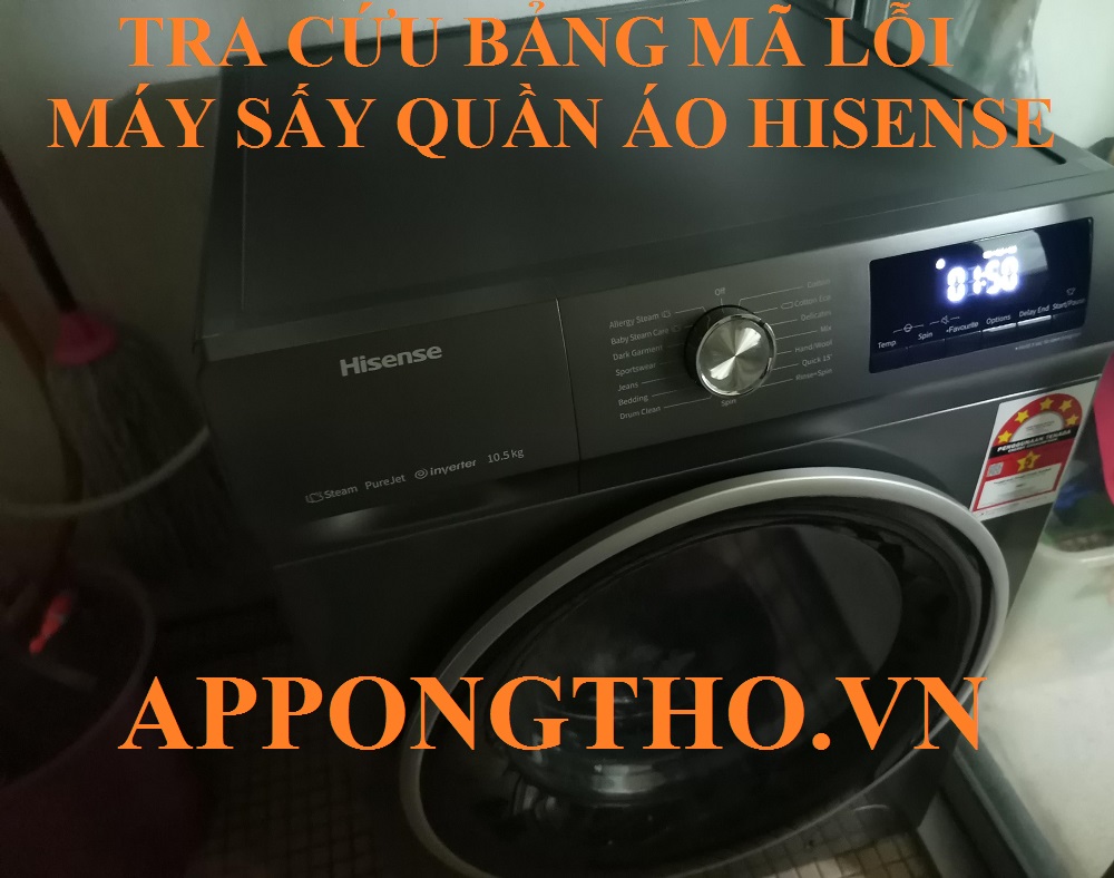 Dịch vụ sửa lỗi máy sấy Hisense uy tín