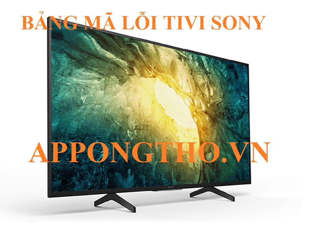 Cách phòng tránh tivi Sony báo lỗi