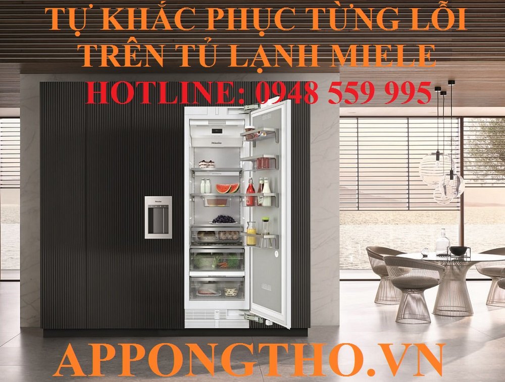 Mã lỗi tủ lạnh Miele là gì?