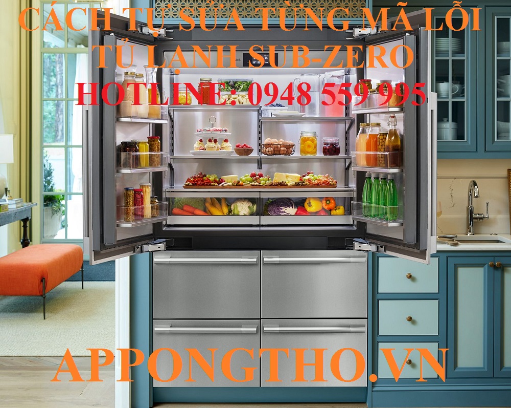 Bảng mã lỗi tủ lạnh Sub-Zero Inverter