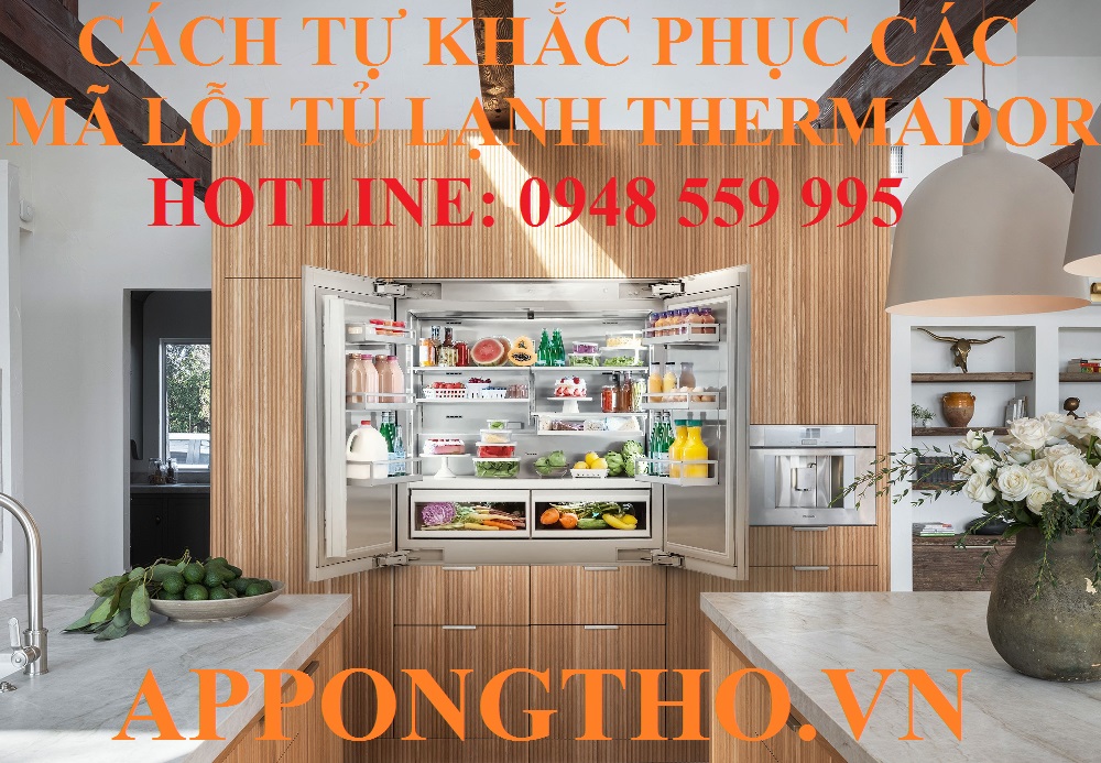 5) Khắc phục cảm biến môi trường (Lỗi E15) tủ lạnh Thermador