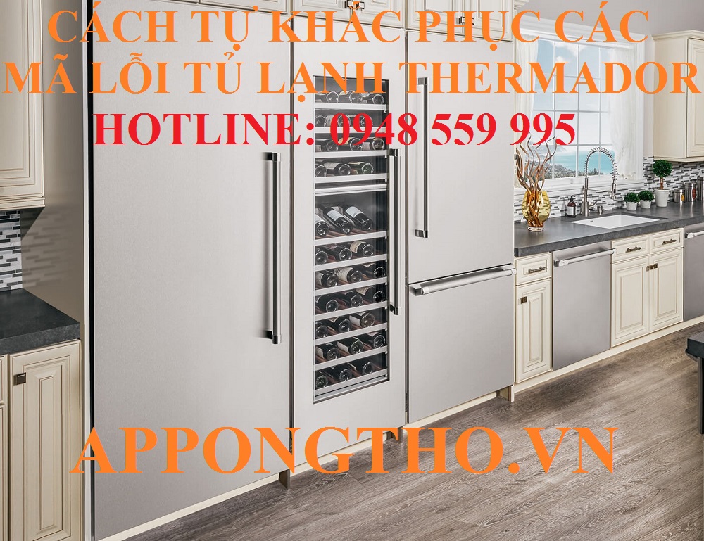 1) Khắc phục cảm biến ngăn mát (Lỗi E01, r1) tủ lạnh Thermador