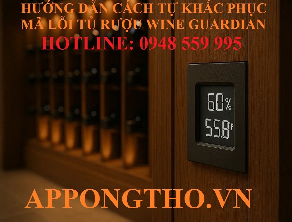 Mã lỗi tủ rượu Wine Guardian là gì?